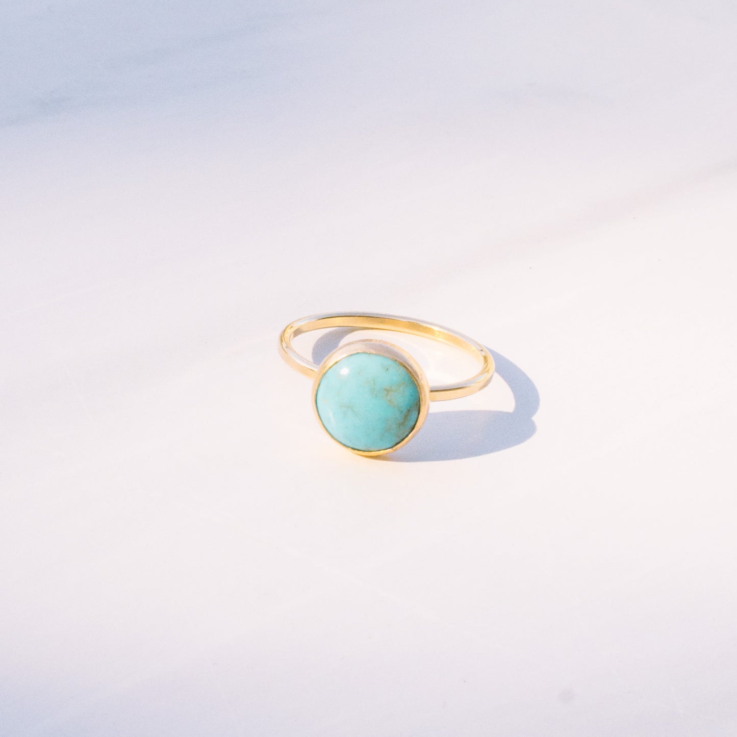 Gold Turquoise Ring - Lux Reve