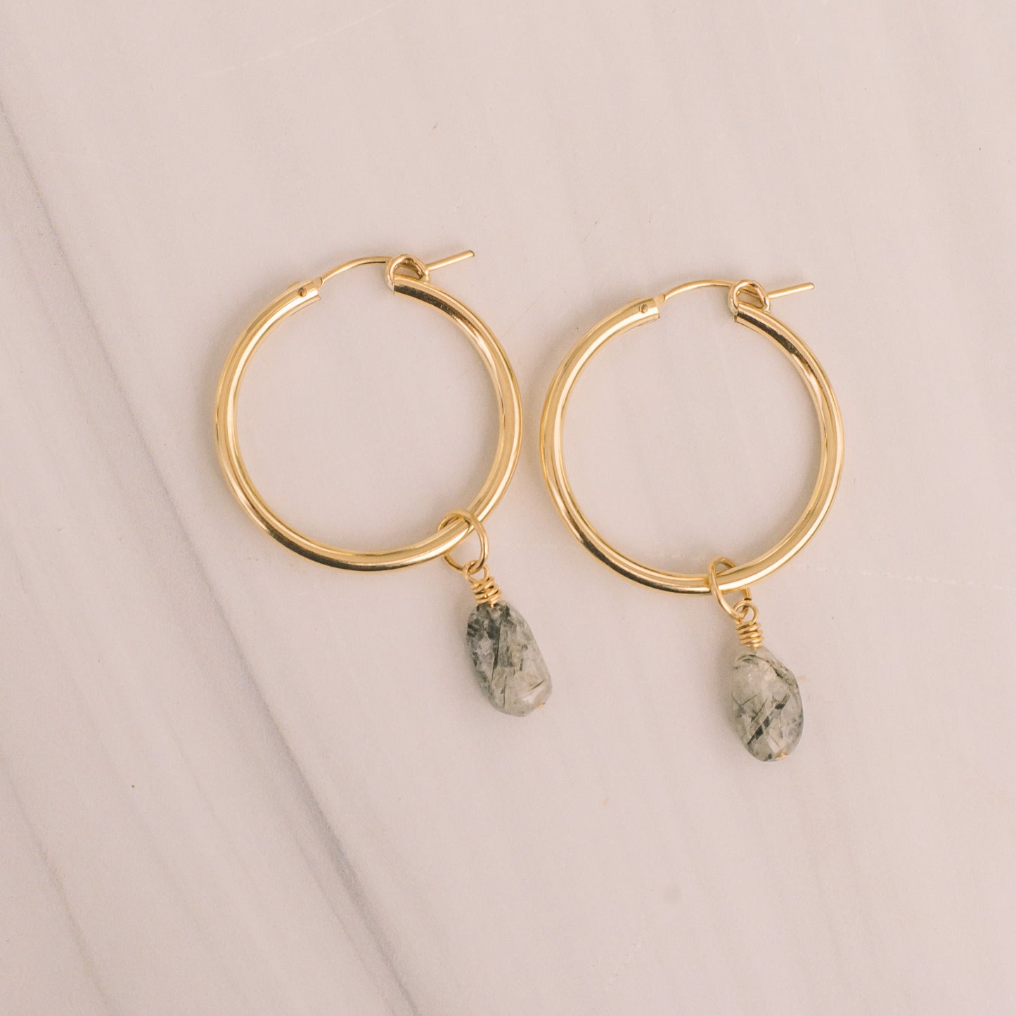 Tourmaline Quartz Earring Charms - Lux Reve