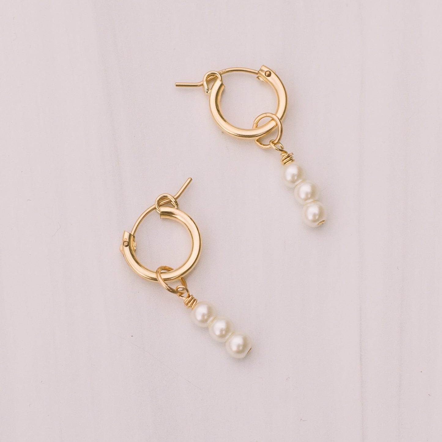 Three Pearl Earring Charms - Lux Reve