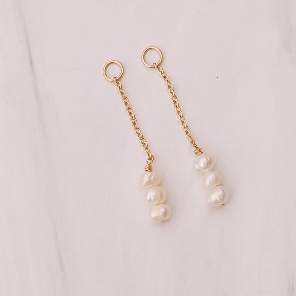 Pearl Drop Earring Charms - Lux Reve