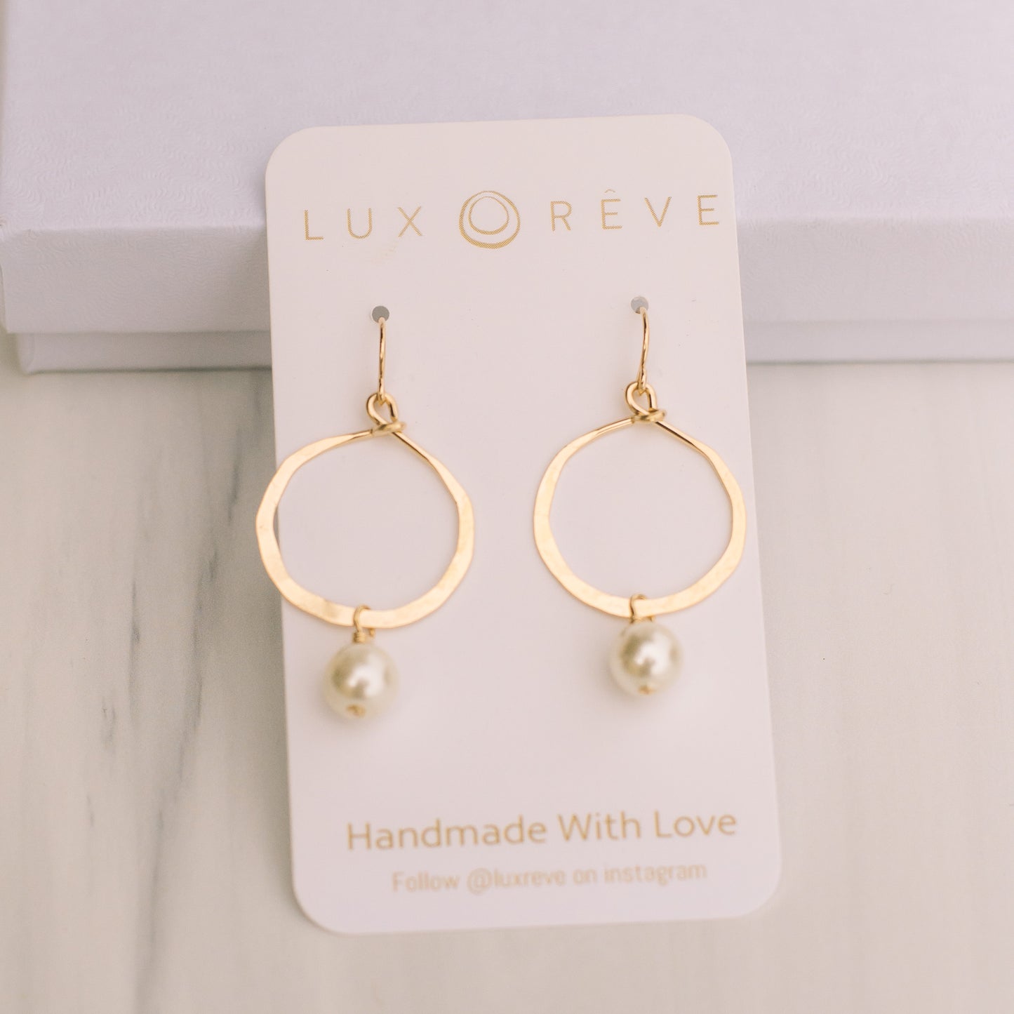 Freshwater Pearl Hoop Earrings