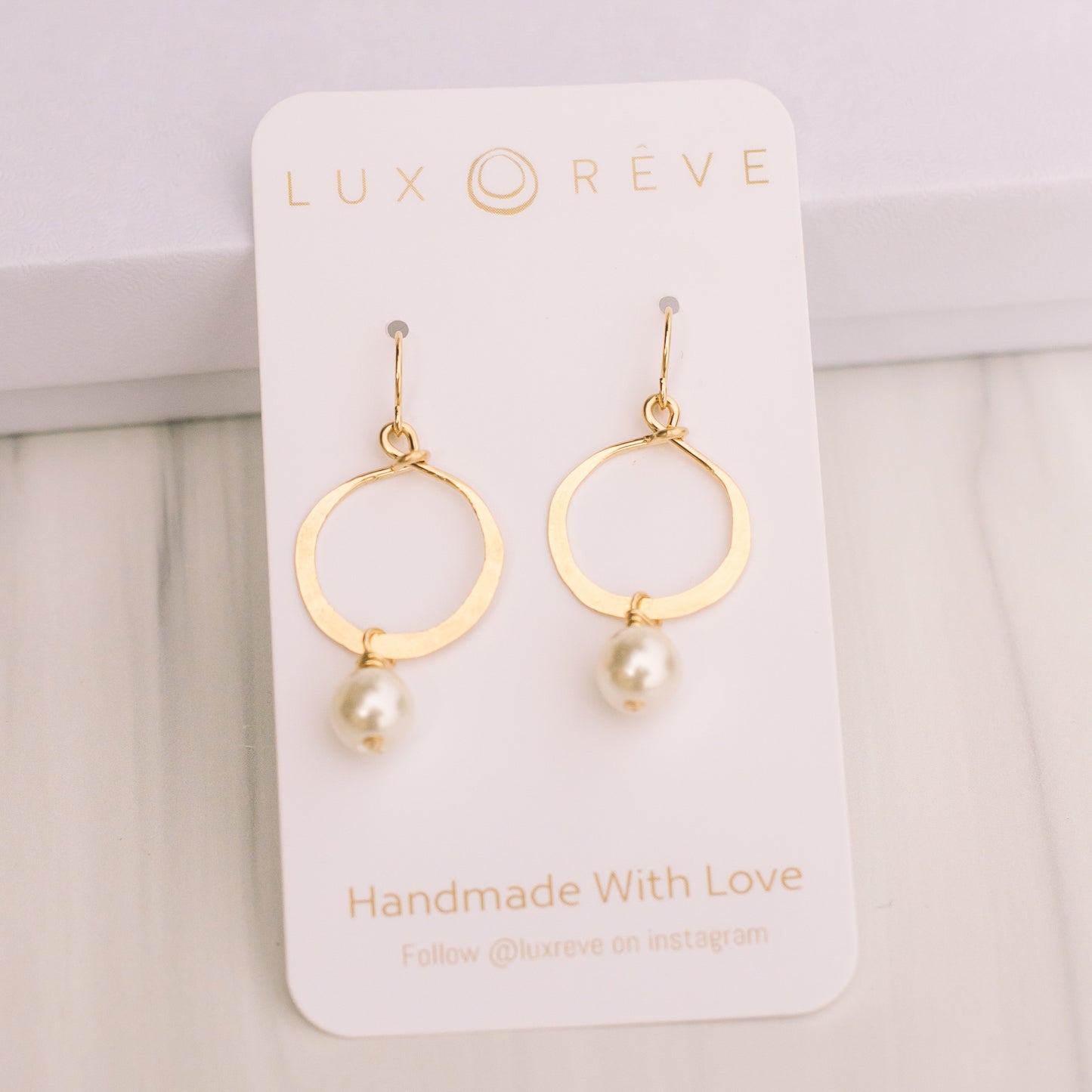 Freshwater Pearl Hoop Earrings