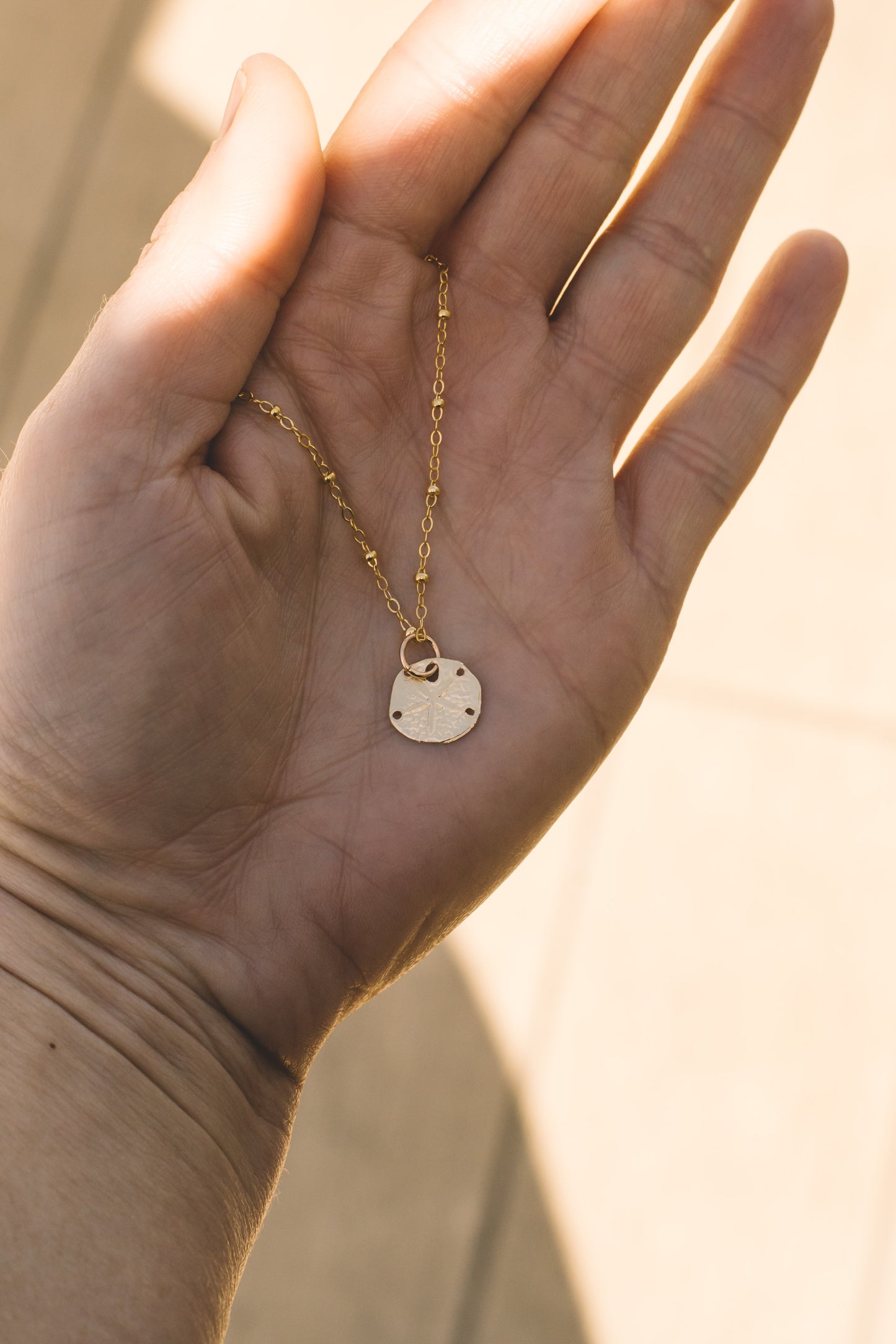 Sand Dollar Gold-filled Necklace - Lux Reve