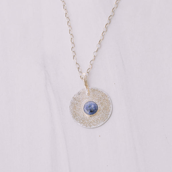 Sterling Silver Lapis Necklace