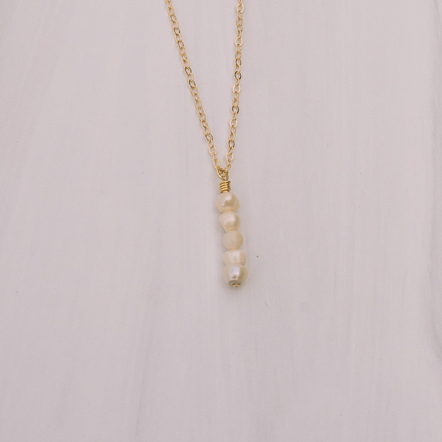 Five Pearl Necklace - Lux Reve
