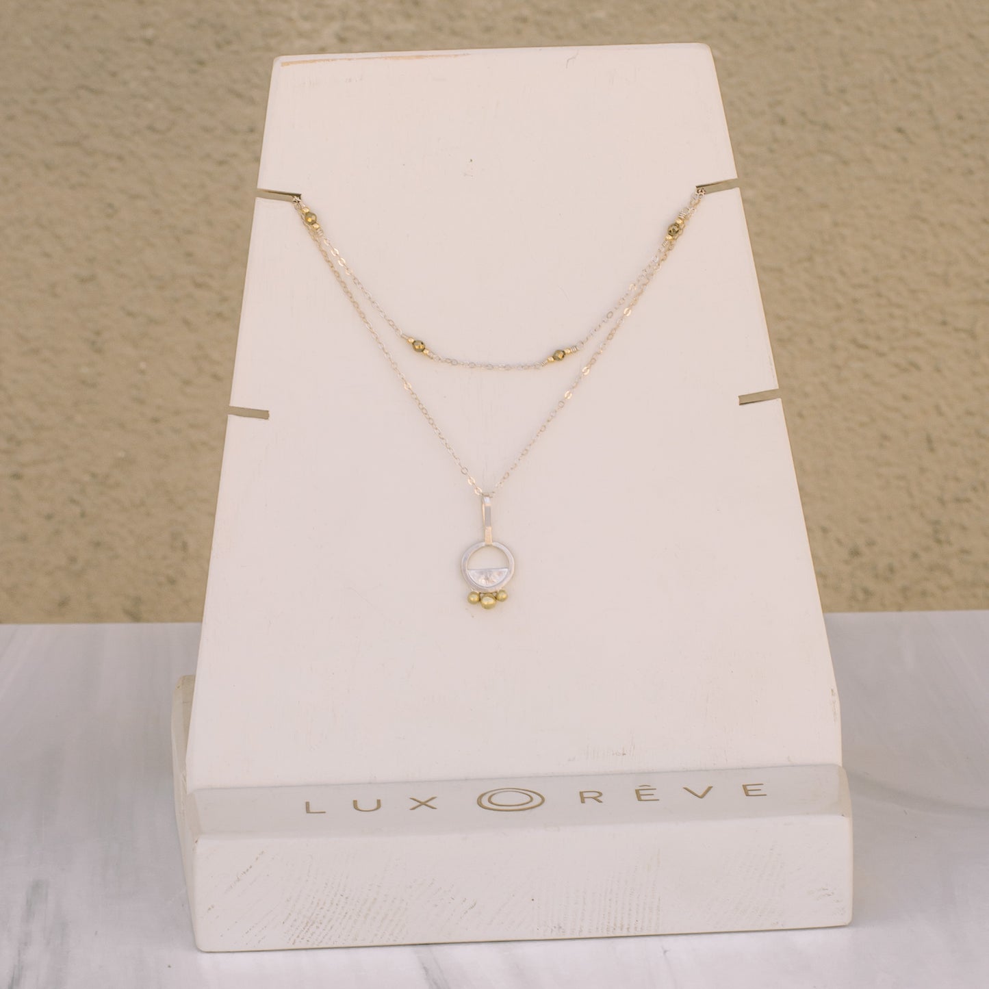 Silver and Brass Necklace