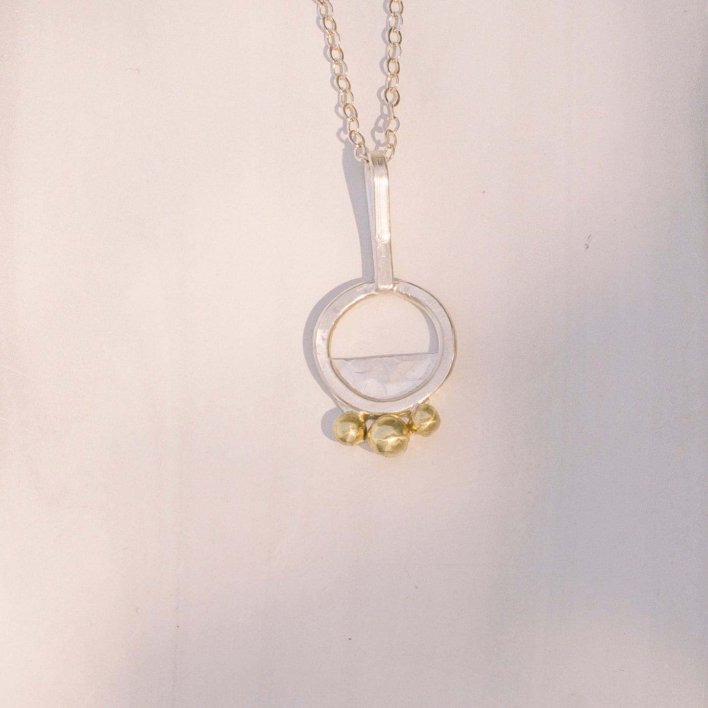 Silver and Brass Necklace