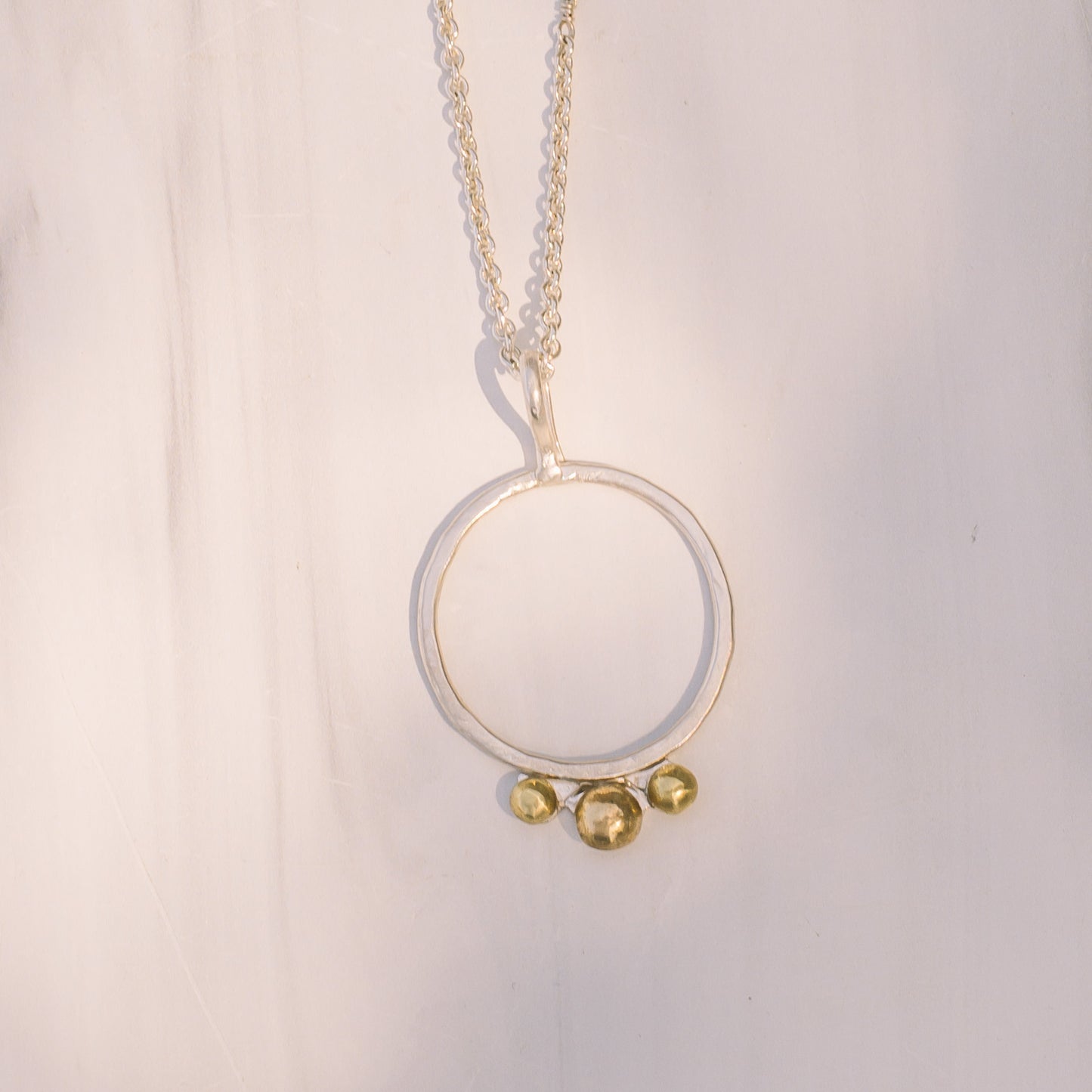 Gold and Brass Statement Short Necklace - Lux Reve