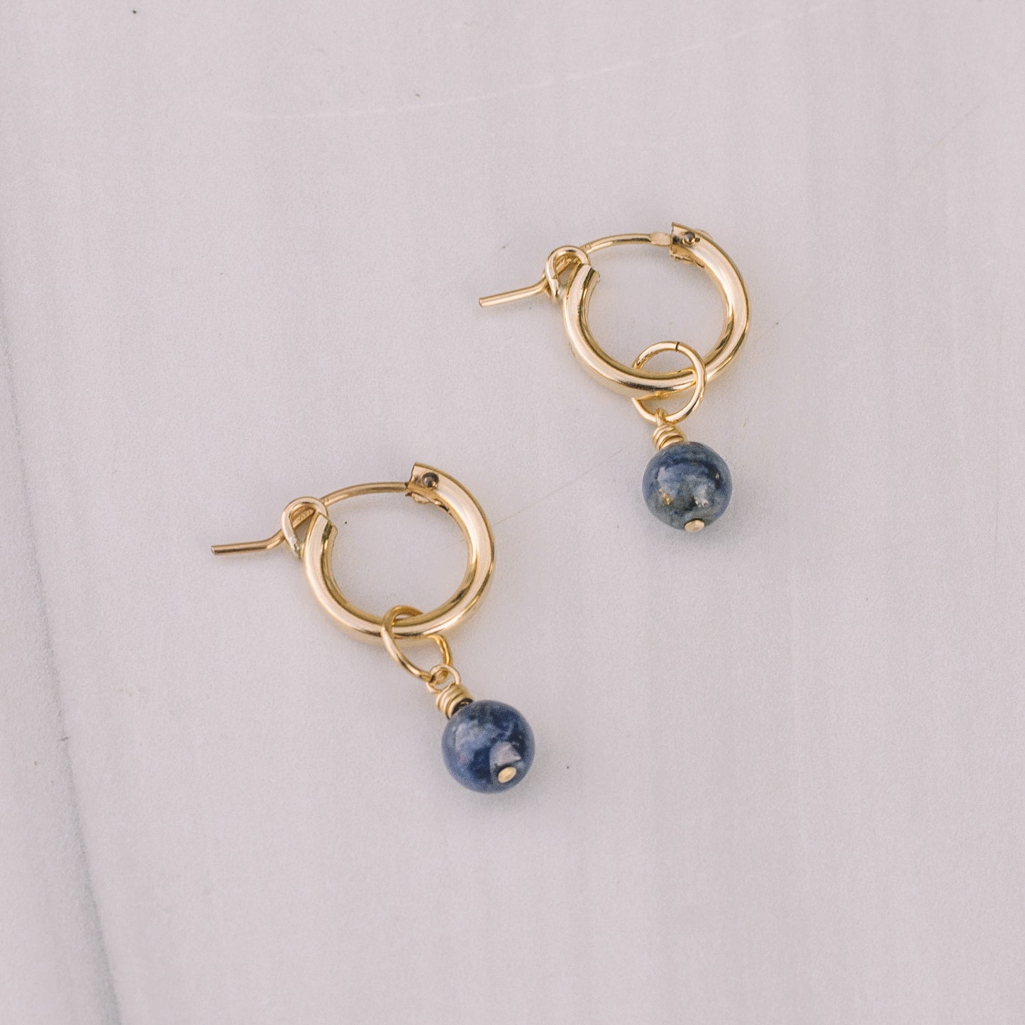 Round Lapis Charms - Lux Reve