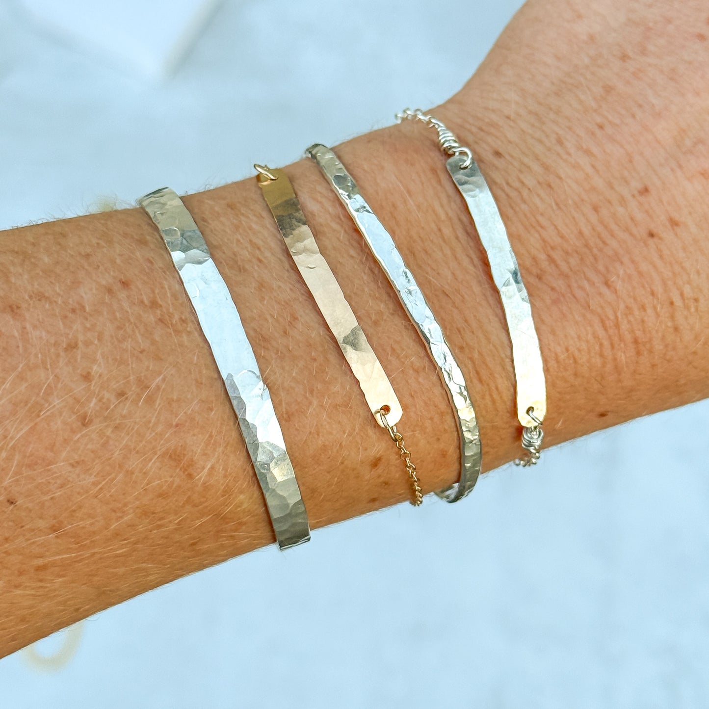 Sterling Silver Tag Bracelet