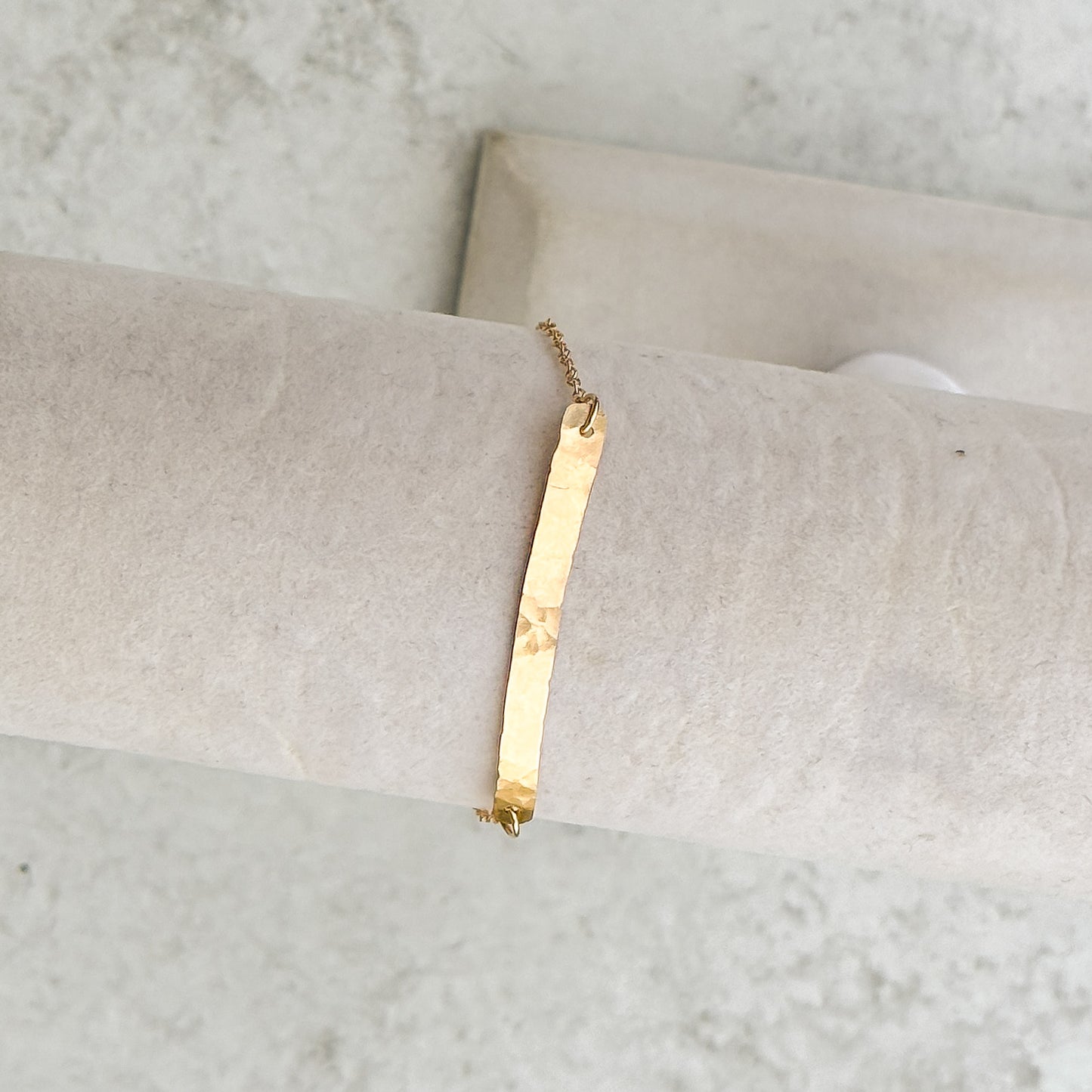 14k Gold-filled Tag Bracelet