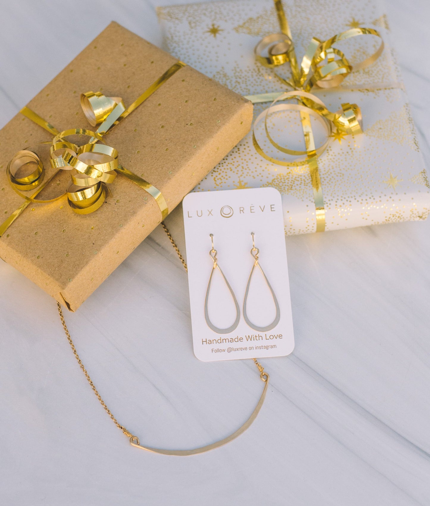 Sophia Necklace and Earring Set - Lux Reve