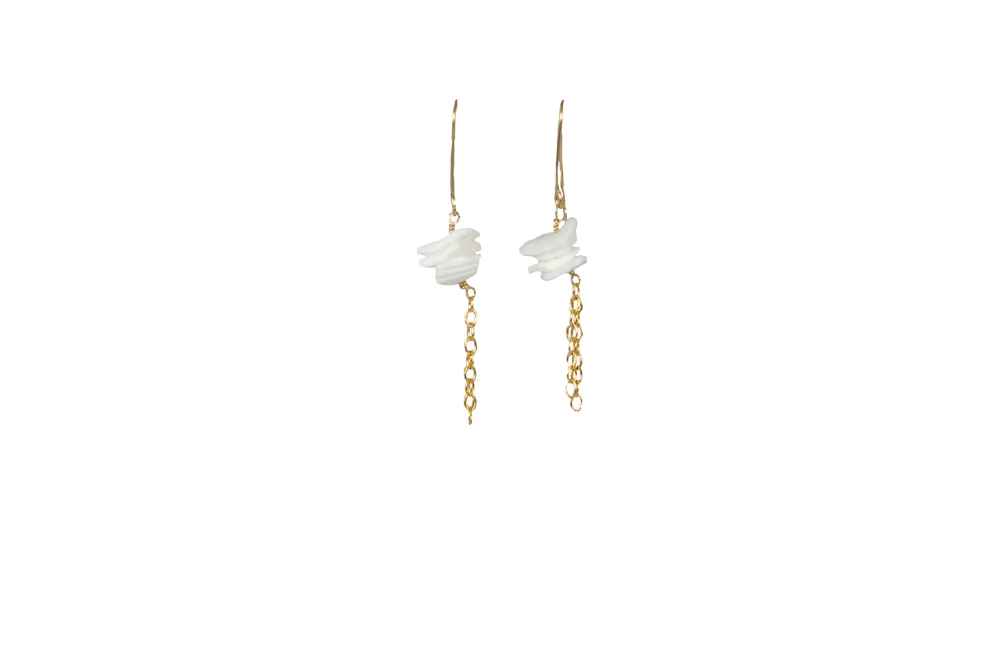 Sea Shell Dangle Earrings - Lux Reve