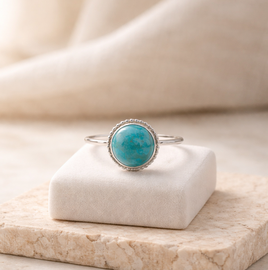 Silver Chrysocolla Ring - Lux Reve