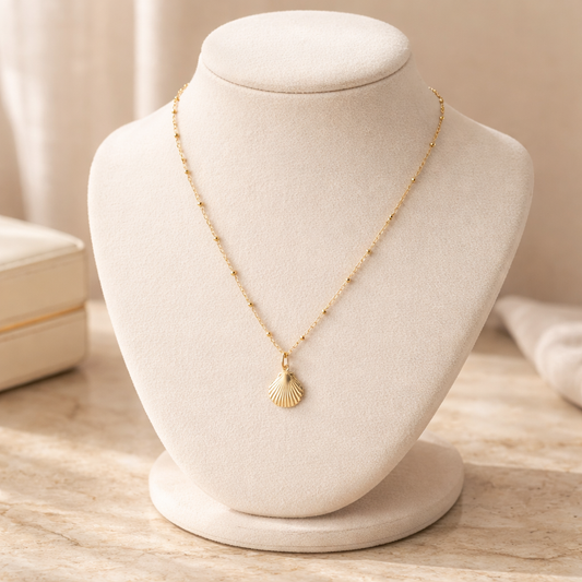 Gold Seashell Necklace - Lux Reve