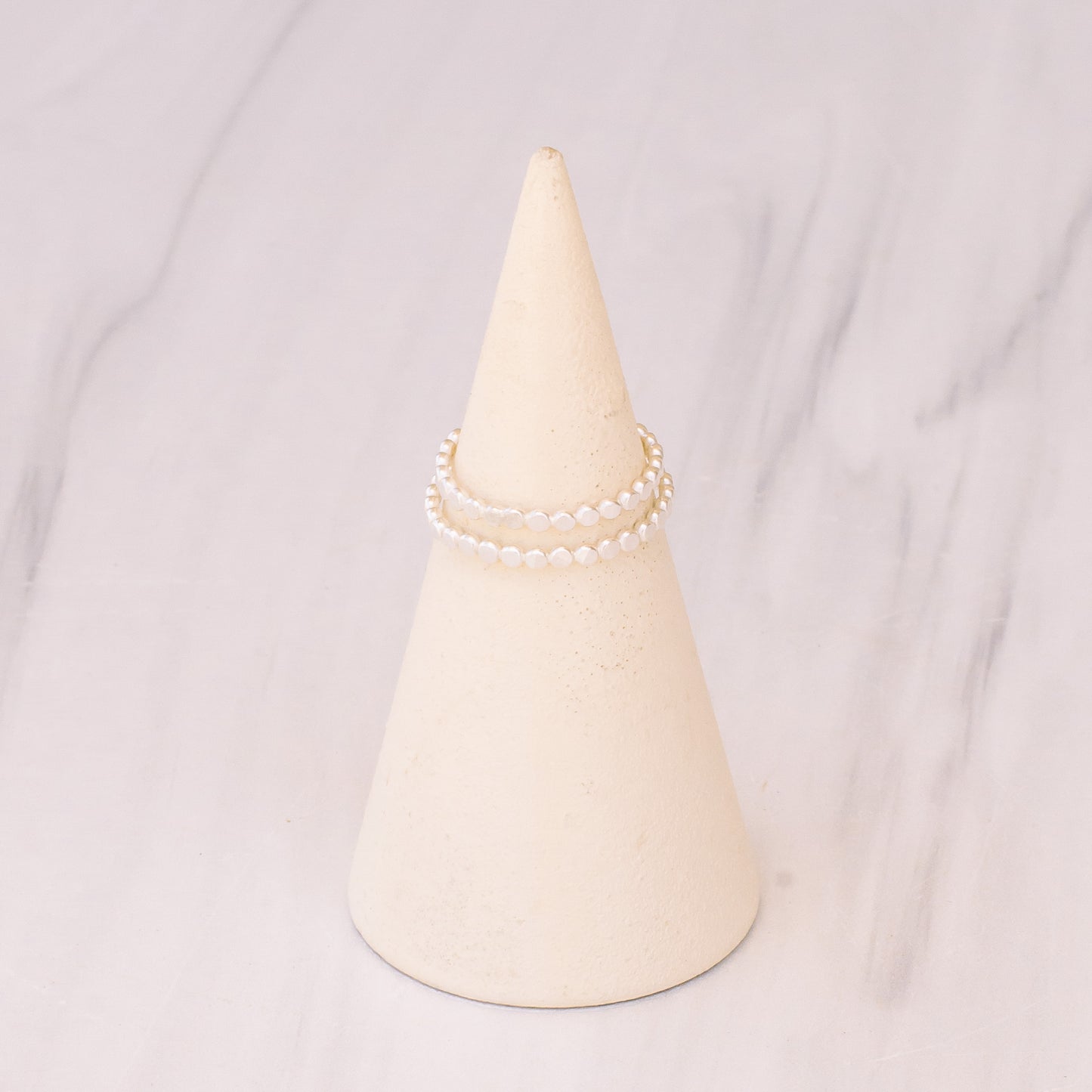 Silver Beaded Ring - Lux Reve