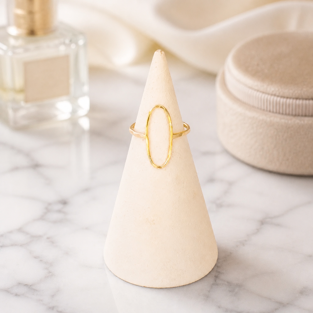 Gold-filled Oval Ring - Lux Reve