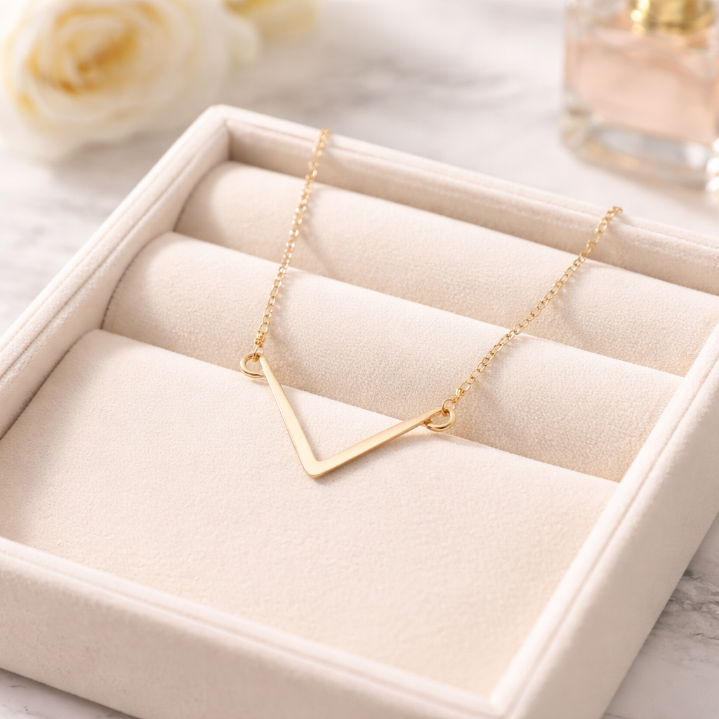 Mini V Short Necklace - Lux Reve