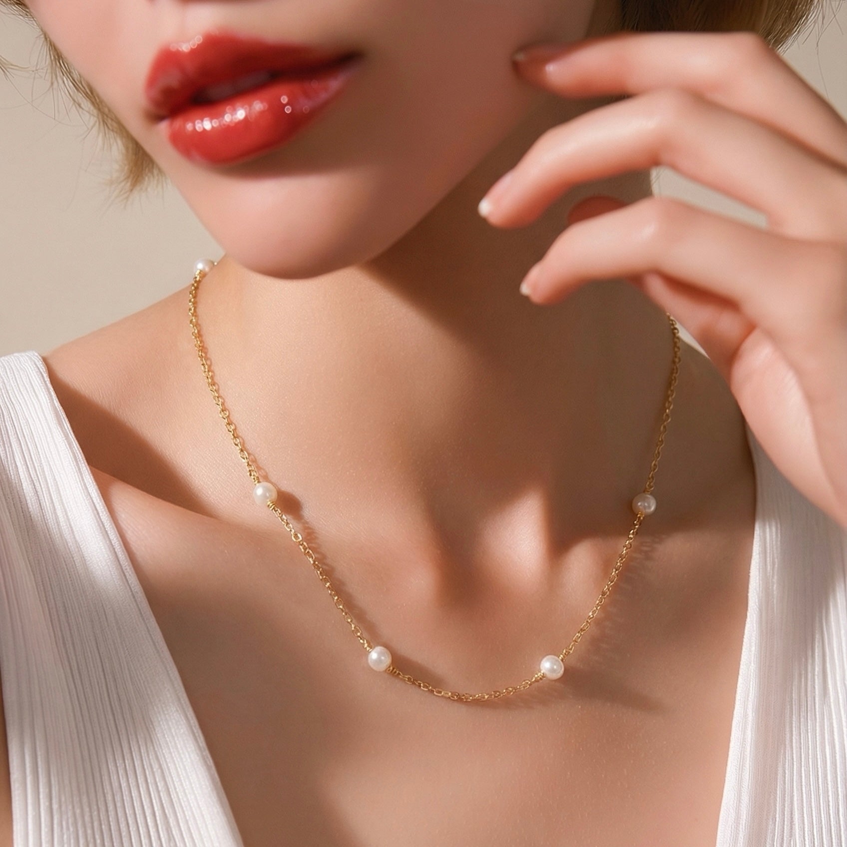 Classic Pearl Necklace - Lux Reve