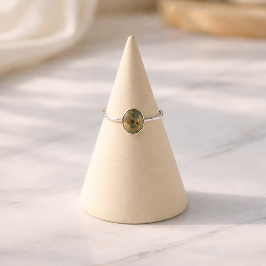 Silver Pyrite Ring - Lux Reve