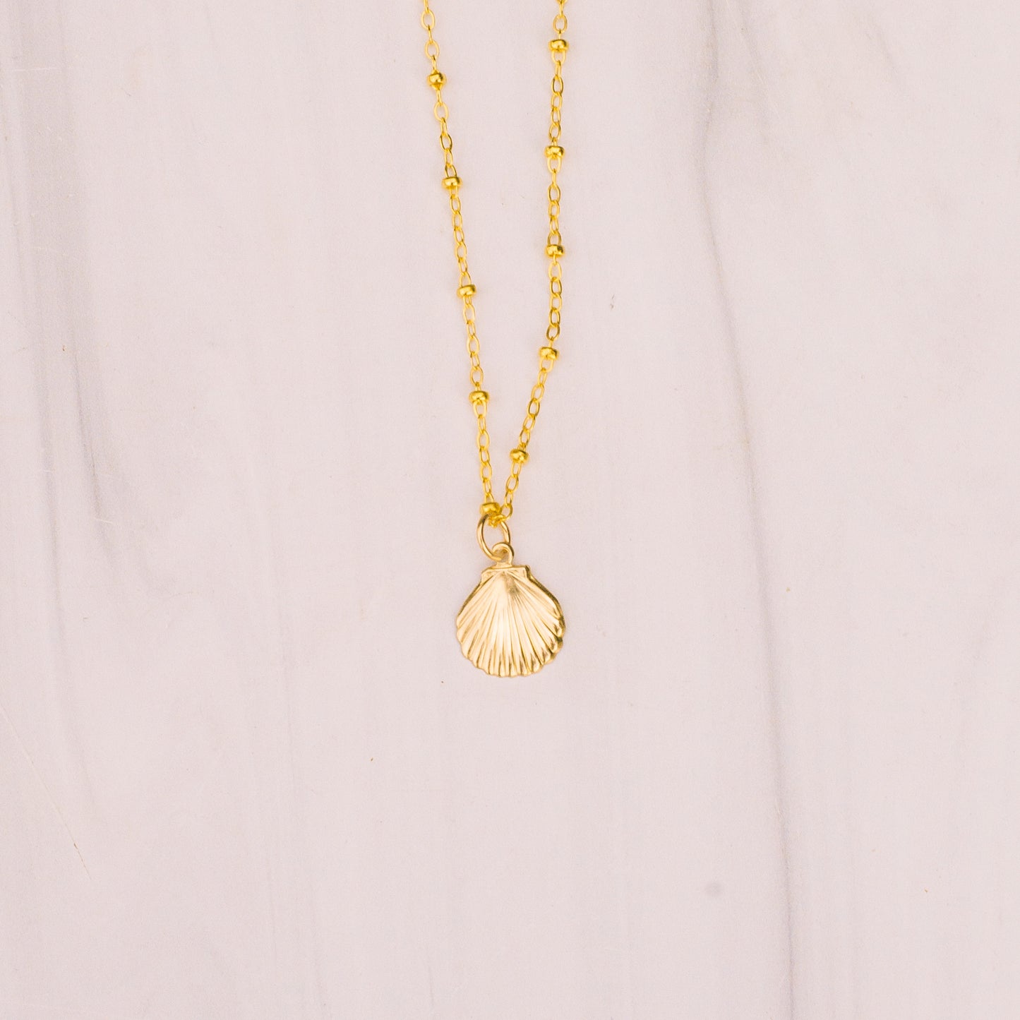 Gold Seashell Necklace - Lux Reve
