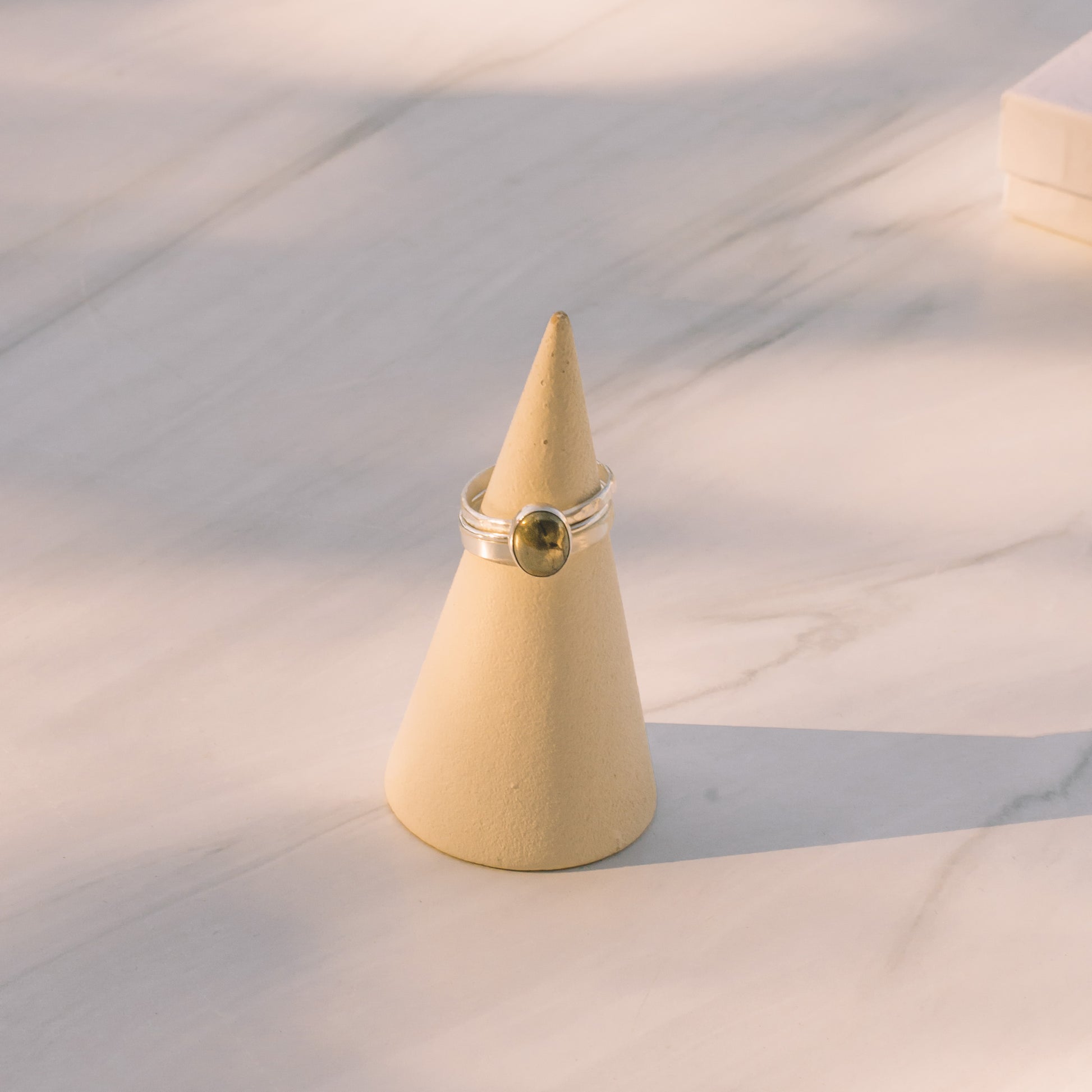 Silver Pyrite Ring - Lux Reve