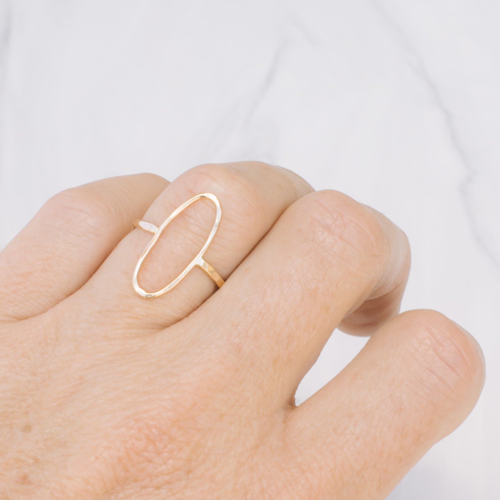 Gold-filled Oval Ring - Lux Reve