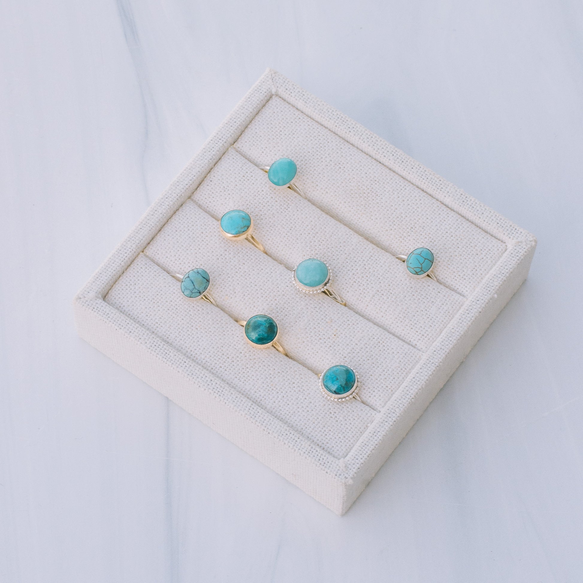 Silver Chrysocolla Ring - Lux Reve