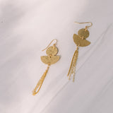 Gold Boho Dangle Statement Earrings - Lux Reve