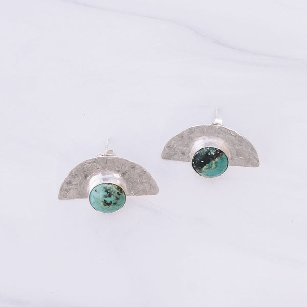 Southwest Turquoise Stud Earrings - Lux Reve