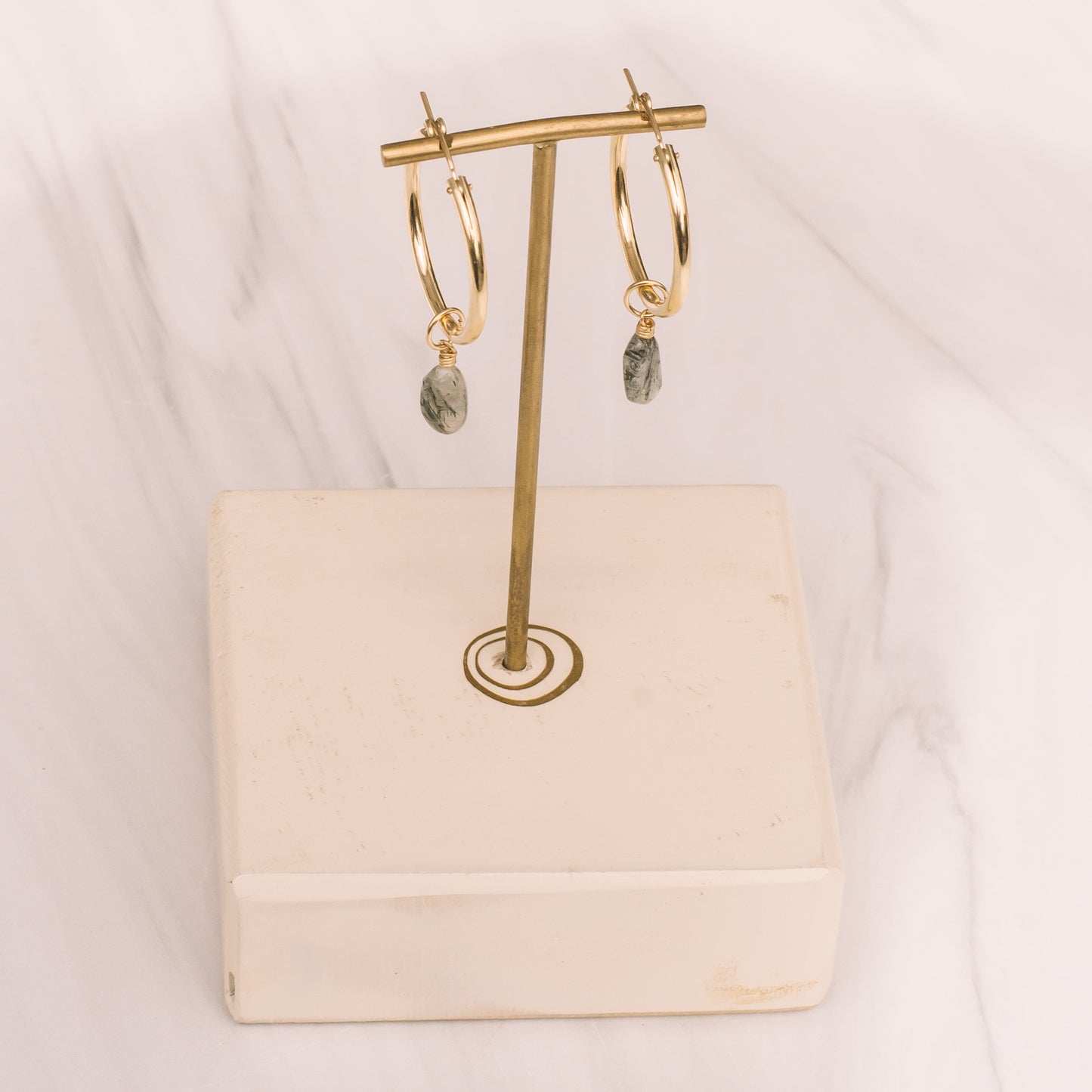 Tourmaline Quartz Earring Charms - Lux Reve