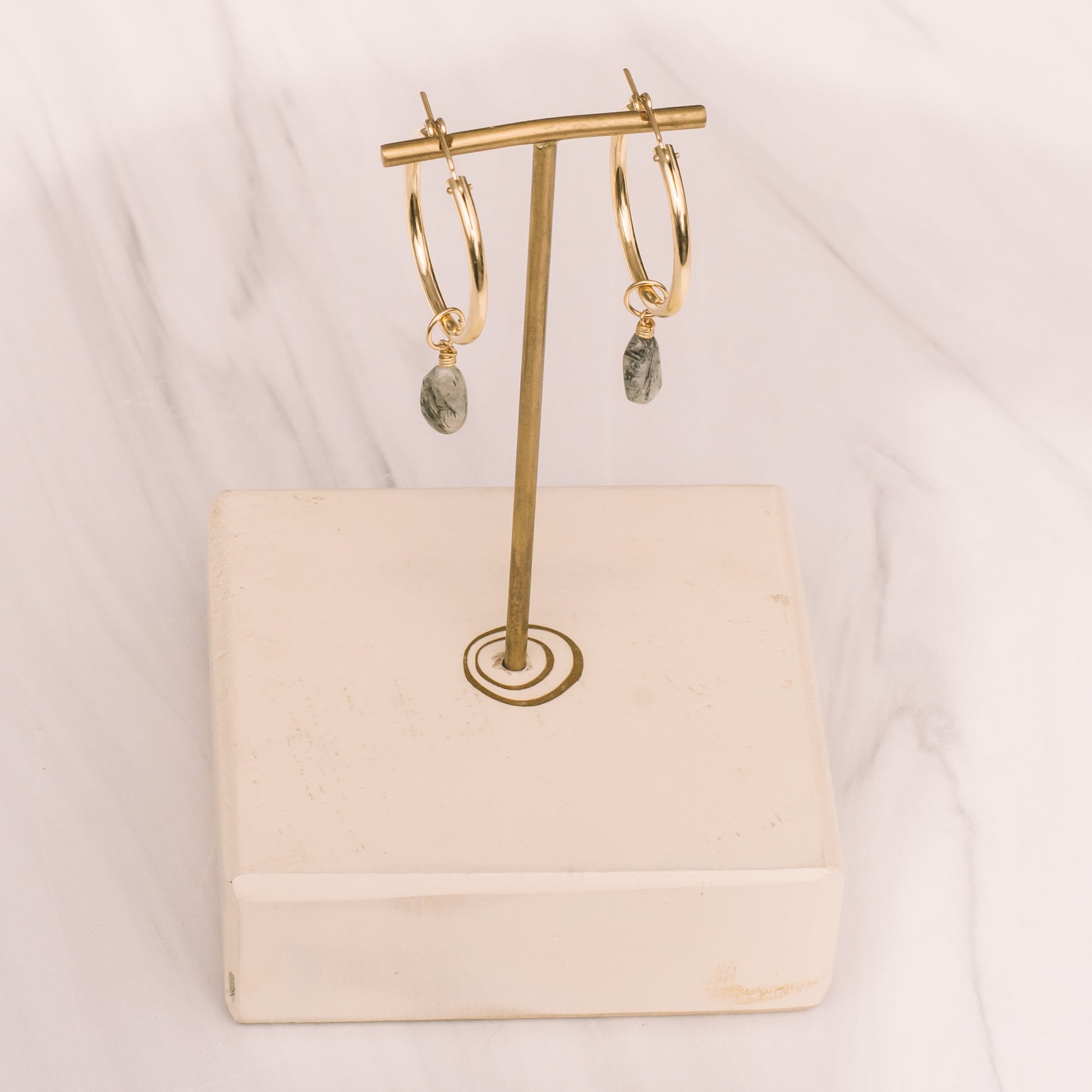 Tourmaline Quartz Earring Charms - Lux Reve