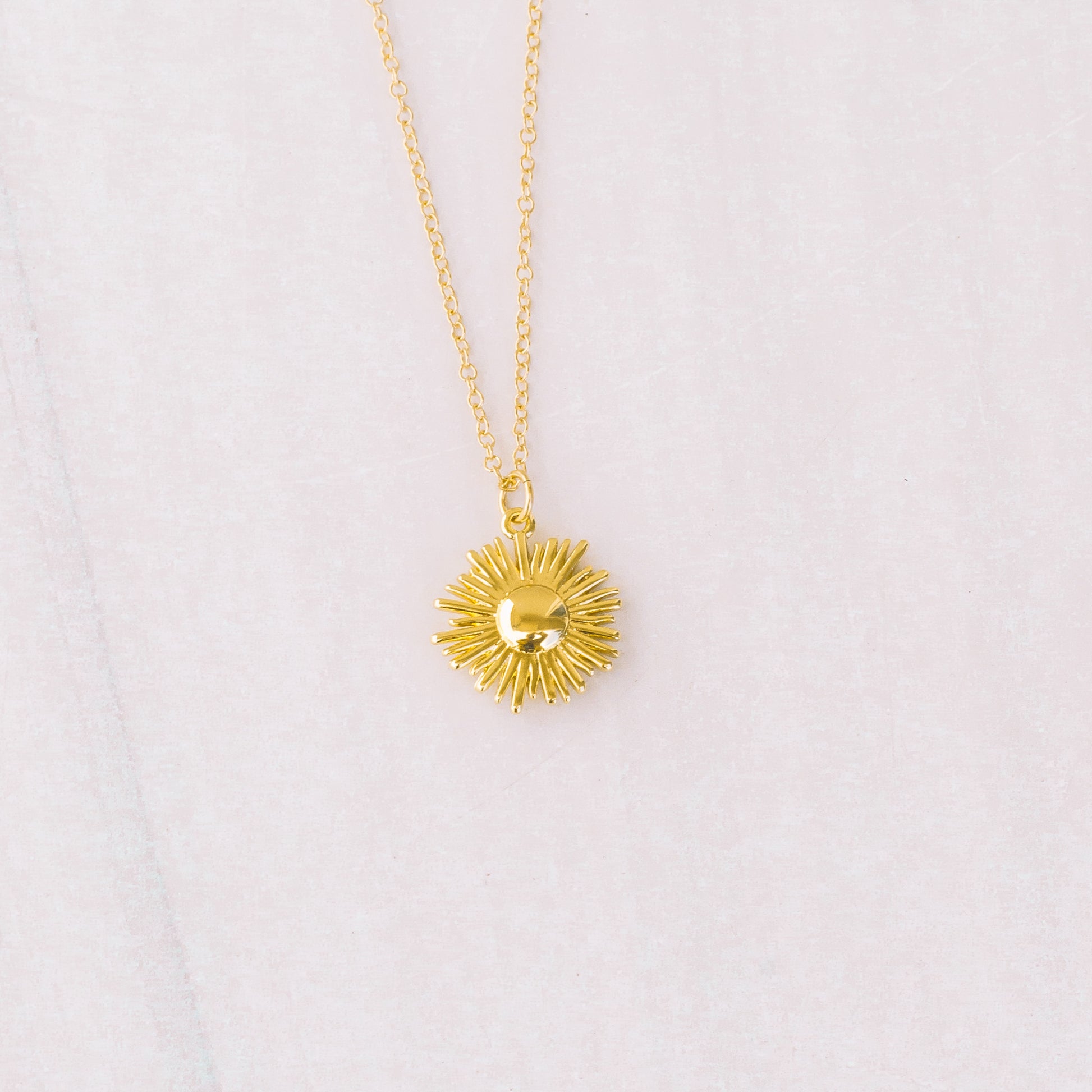 Gold Sunshine Necklace - Lux Reve