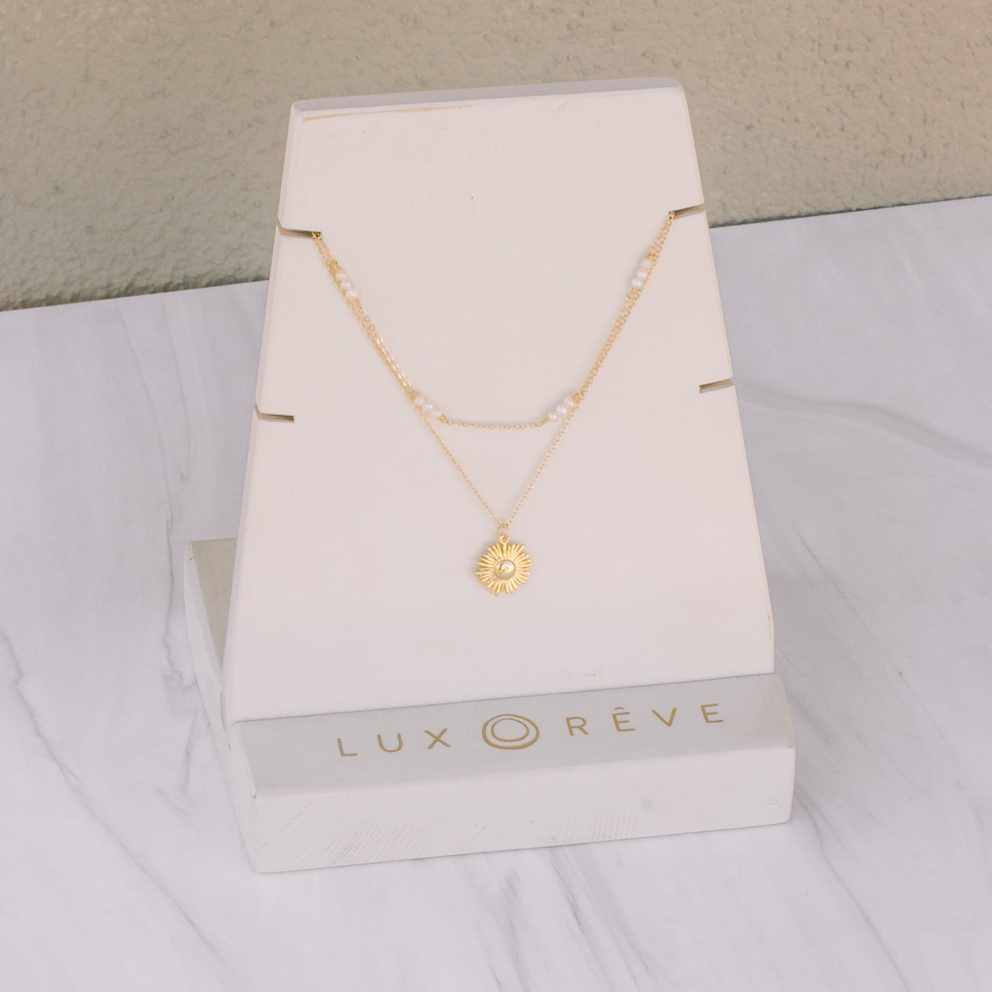 Gold Sunshine Necklace - Lux Reve