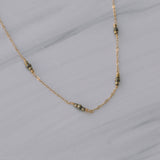 Gold Hematite and Pyrite Beaded Necklace - Lux Reve