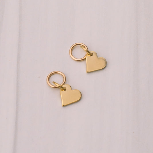 Mini Heart Earring Charms - Lux Reve