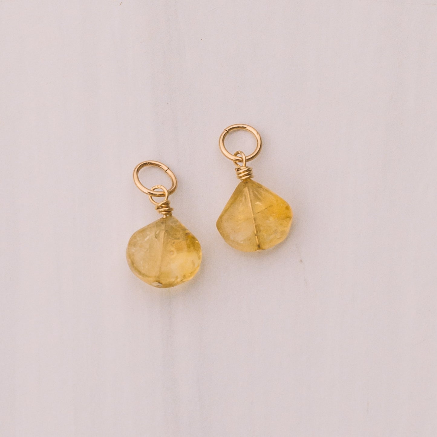 Citrine Earring Charms - Lux Reve