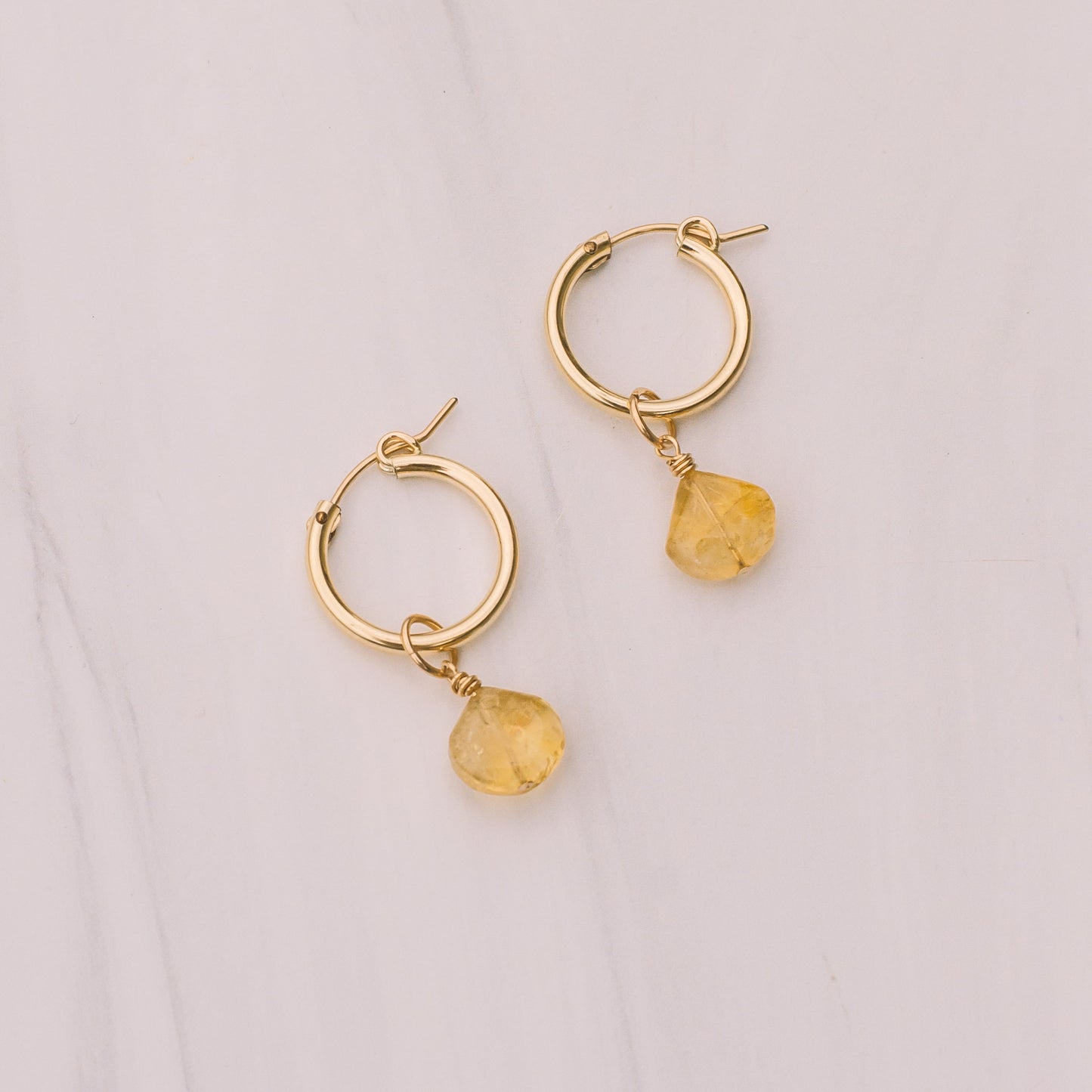 Citrine Earring Charms - Lux Reve