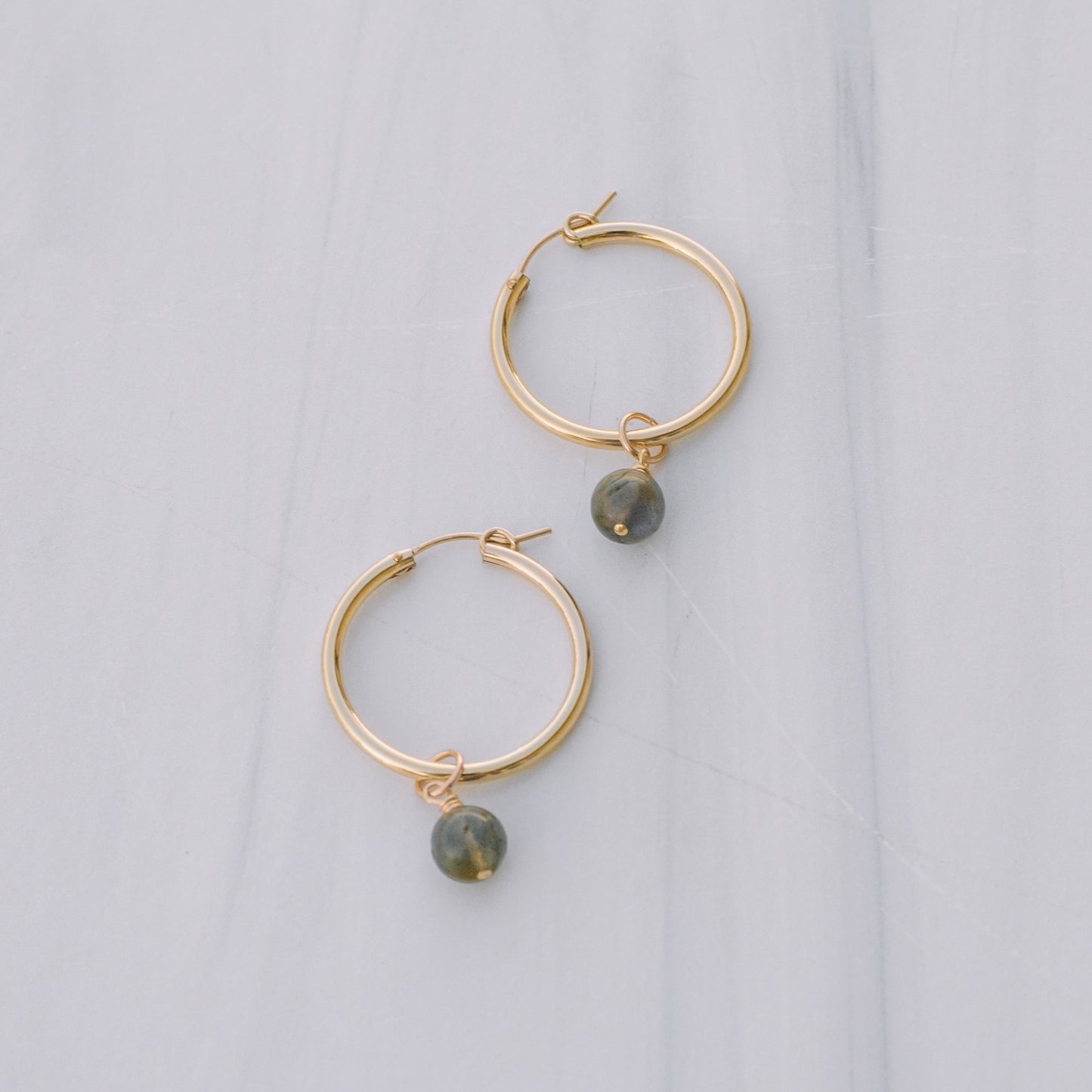 Labradorite Earring Charms - Lux Reve