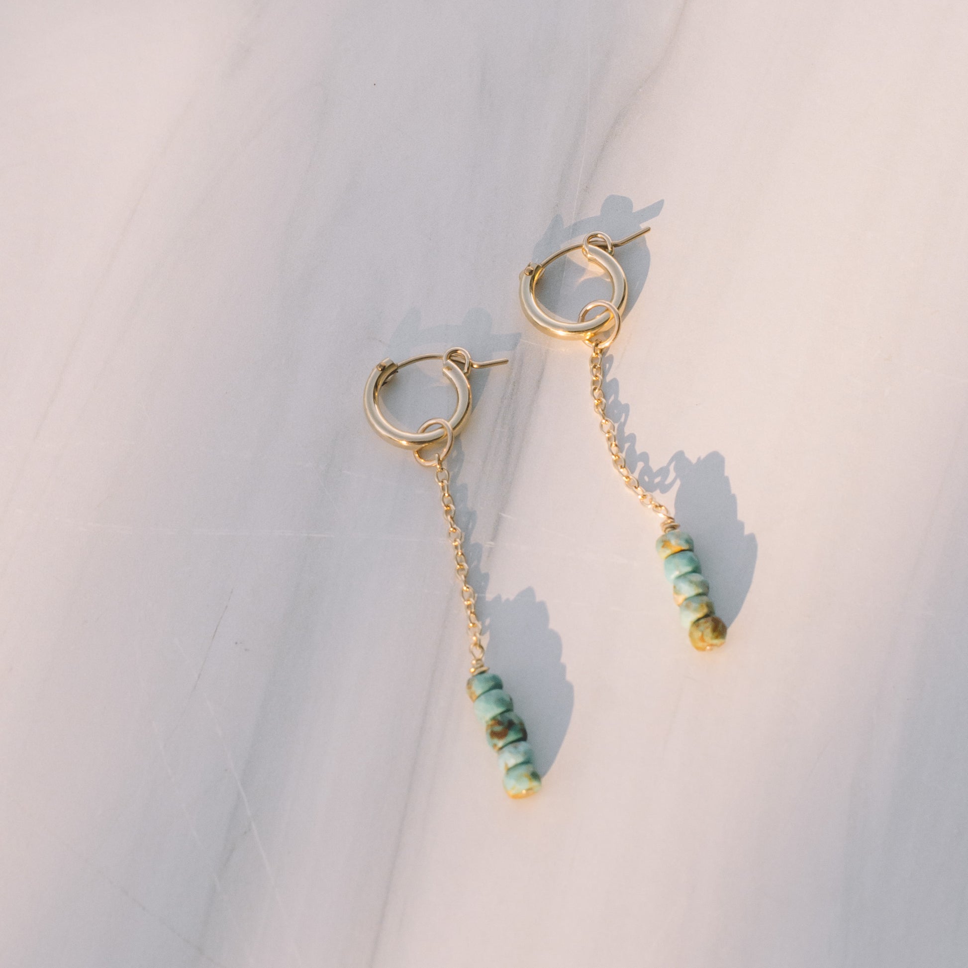 Turquoise Drop Earring Charms - Lux Reve