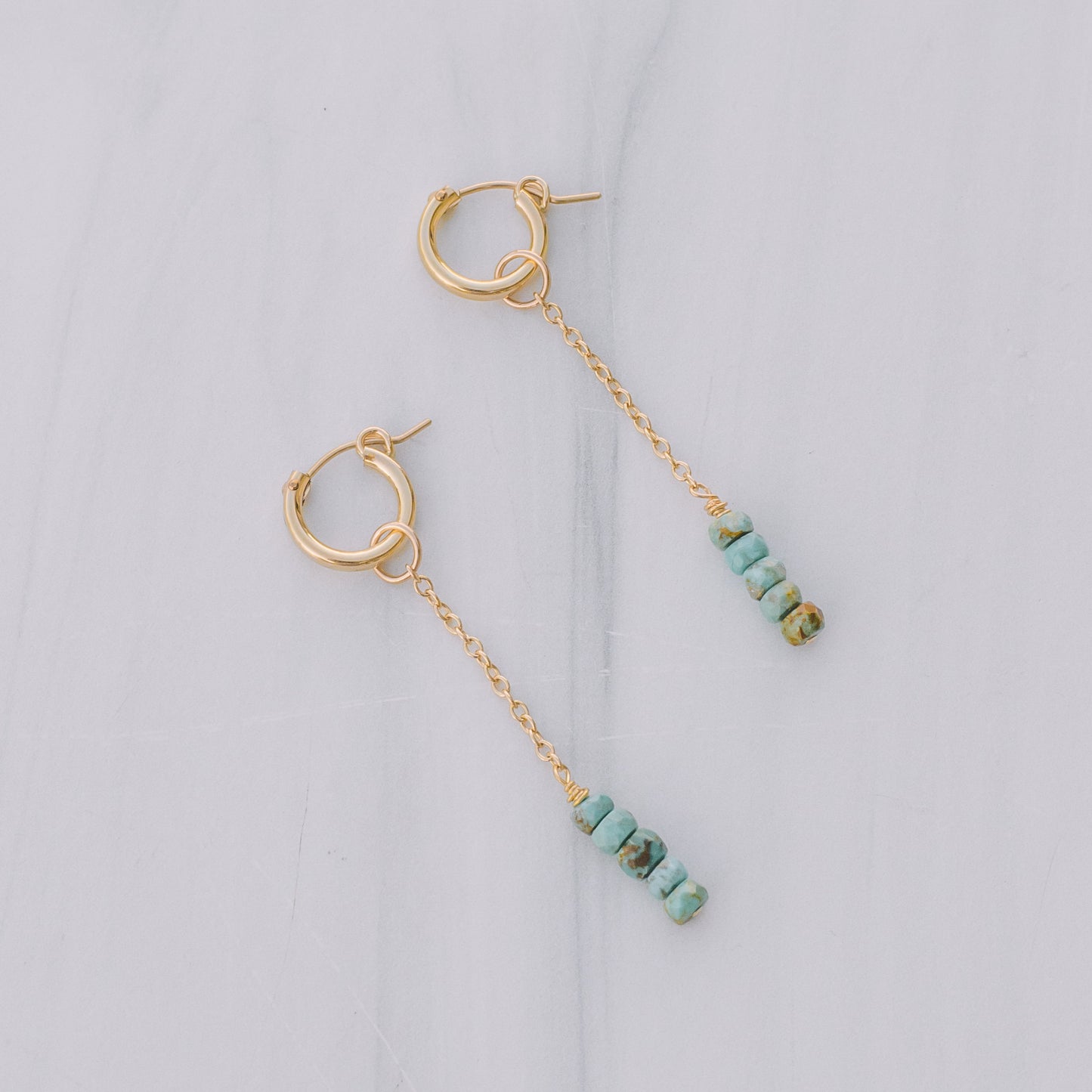 Turquoise Drop Earring Charms - Lux Reve