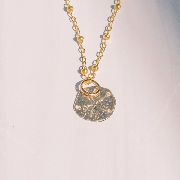 Sand Dollar Gold-filled Necklace - Lux Reve