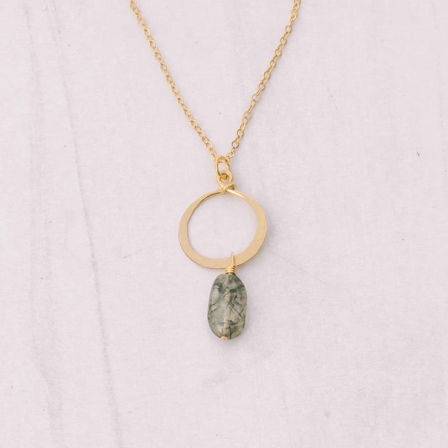 Gold-filled Tourmaline Quartz Necklace - Lux Reve