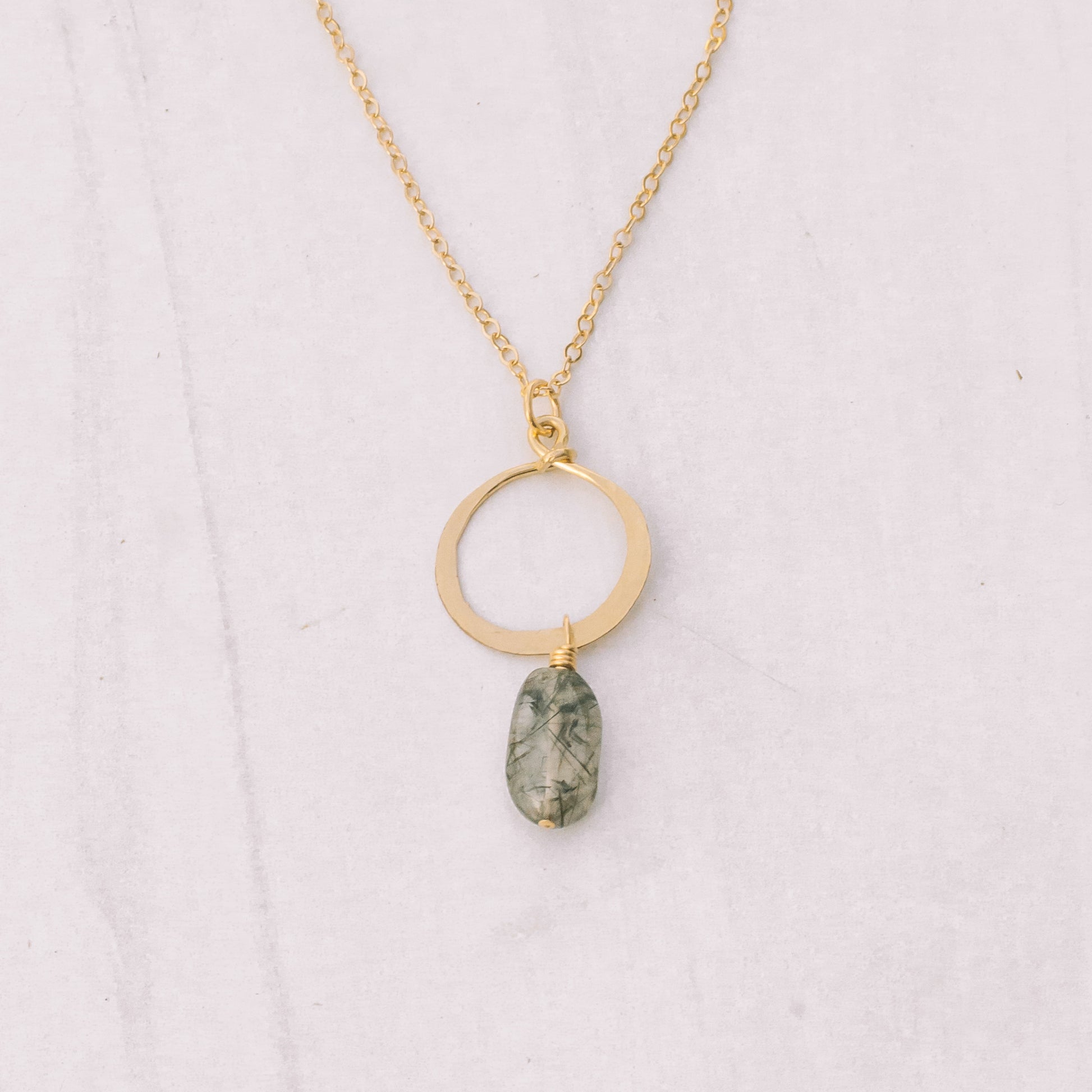 Gold-filled Tourmaline Quartz Necklace - Lux Reve