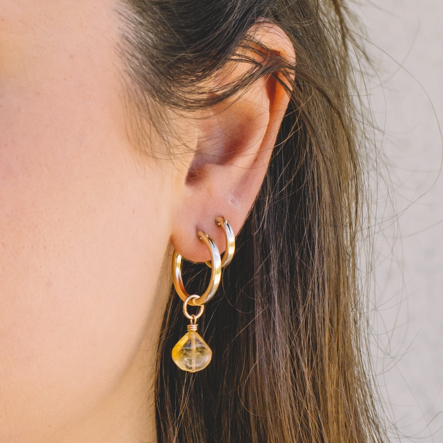 Citrine Earring Charms - Lux Reve