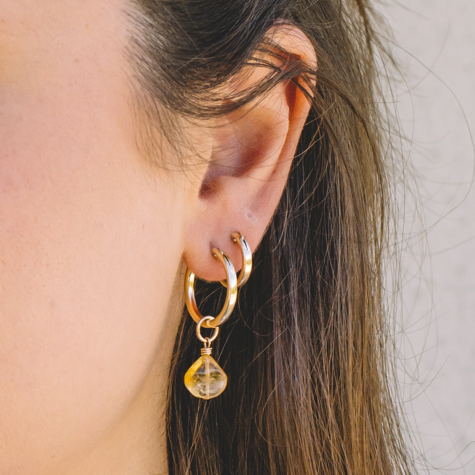 Citrine Earring Charms - Lux Reve