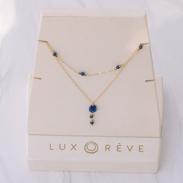 Gold-filled Lapis Lazuli Necklaces