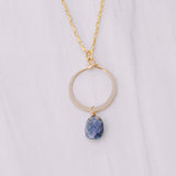 Gold-filled Lapis Necklace