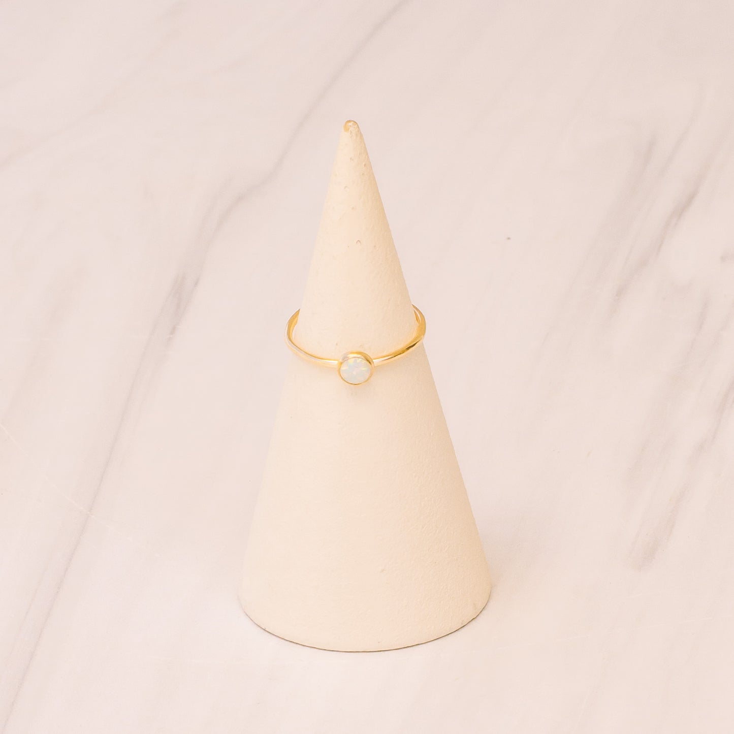 Dainty Gold-filled Opal Ring - Lux Reve