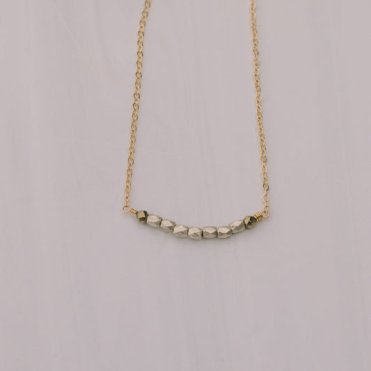 Silver Beaded Necklace